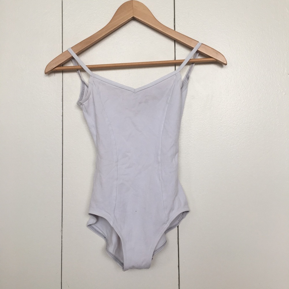White Capezio leotard
